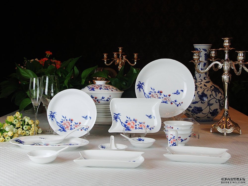 50头满天红中餐具