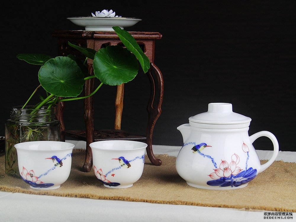 3头随手泡荷趣茶具