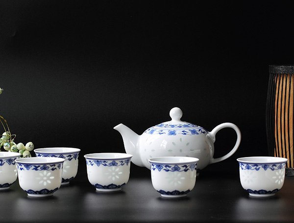 7头雅韵玲珑茶具